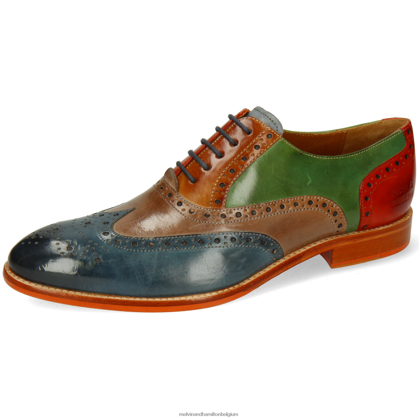 Melvin & Hamilton Oxford schoenen multi Heren Kane 38 V488DN178