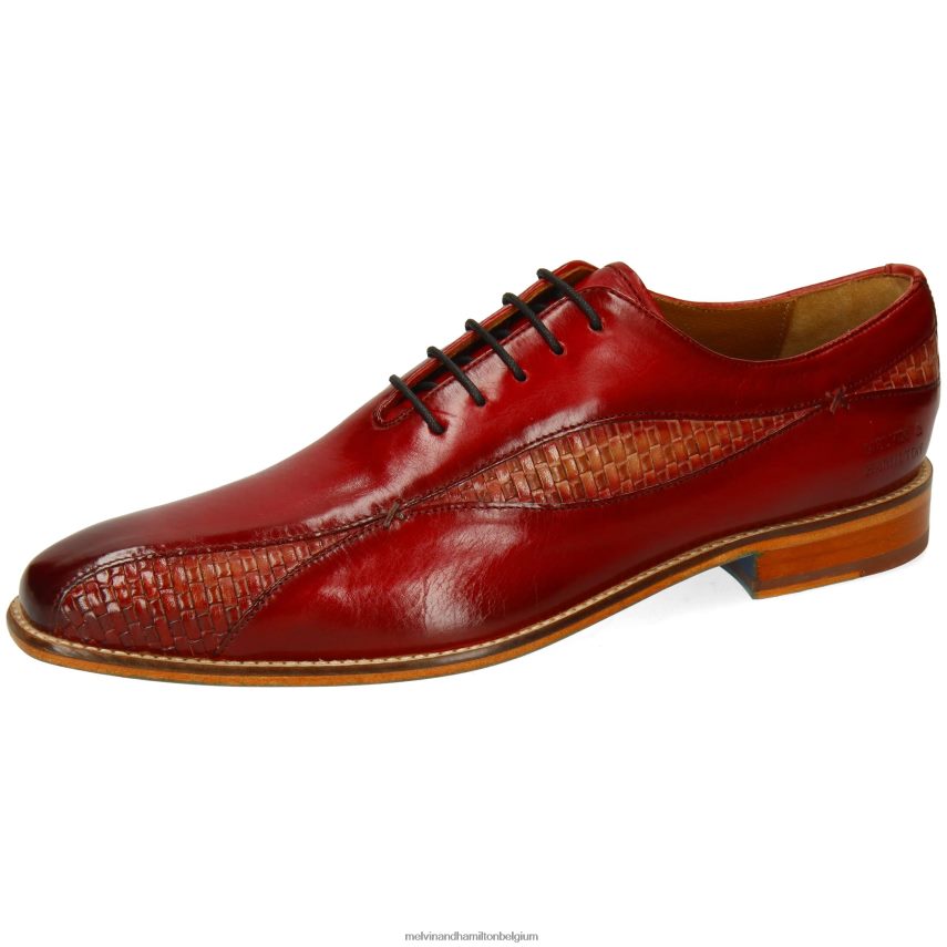 Melvin & Hamilton Oxford schoenen rood Heren Maarten 26 V488DN204