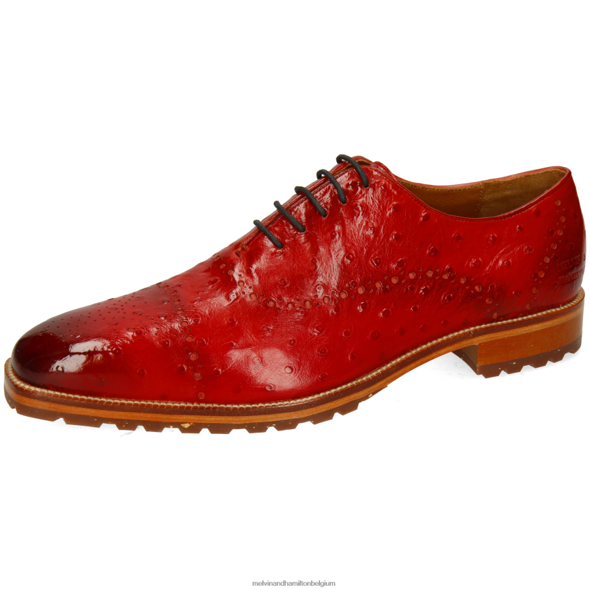 Melvin & Hamilton Oxford schoenen rood Heren jef 8 V488DN170