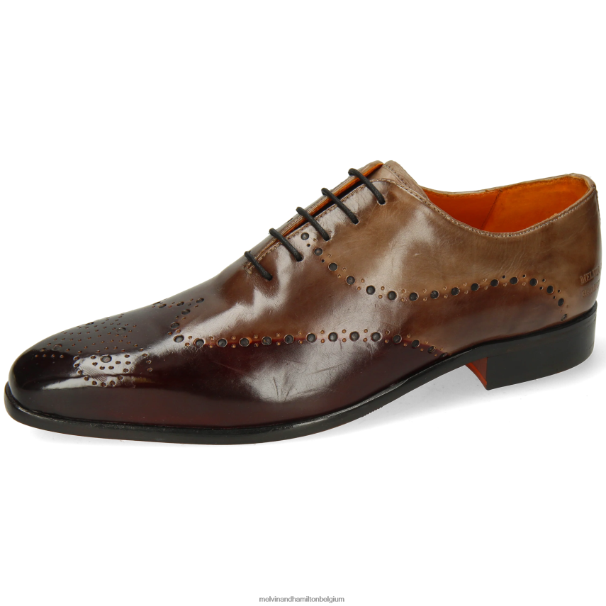 Melvin & Hamilton Oxford schoenen rood Heren lans 41 V488DN184