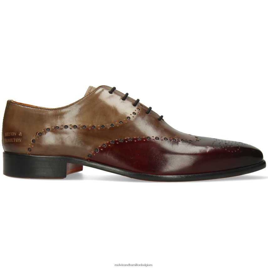 Melvin & Hamilton Oxford schoenen rood Heren lans 41 V488DN184