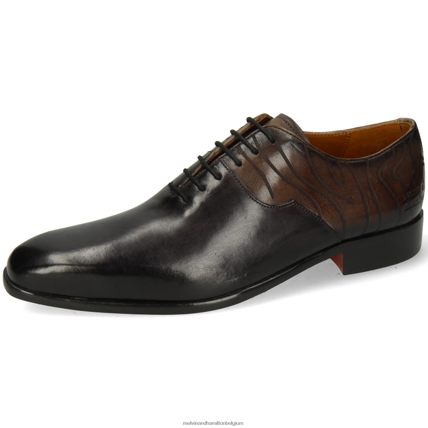 Melvin & Hamilton Oxford schoenen zwart Heren Lewis 53 V488DN182