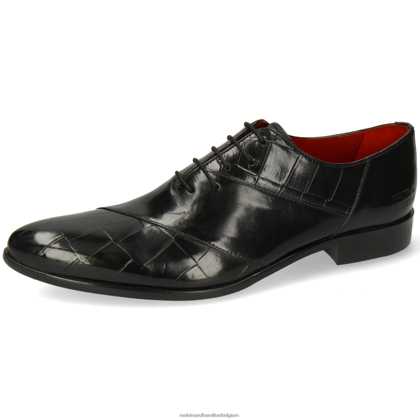 Melvin & Hamilton Oxford schoenen zwart Heren Ton 49 V488DN179