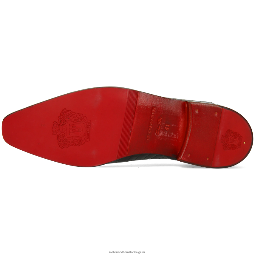 Melvin & Hamilton Oxford schoenen zwart Heren lans 23 V488DN152