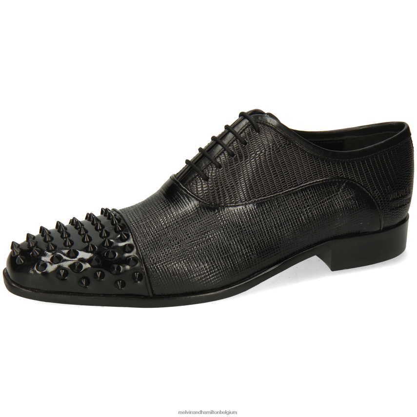 Melvin & Hamilton Oxford schoenen zwart Heren lans 23 V488DN164