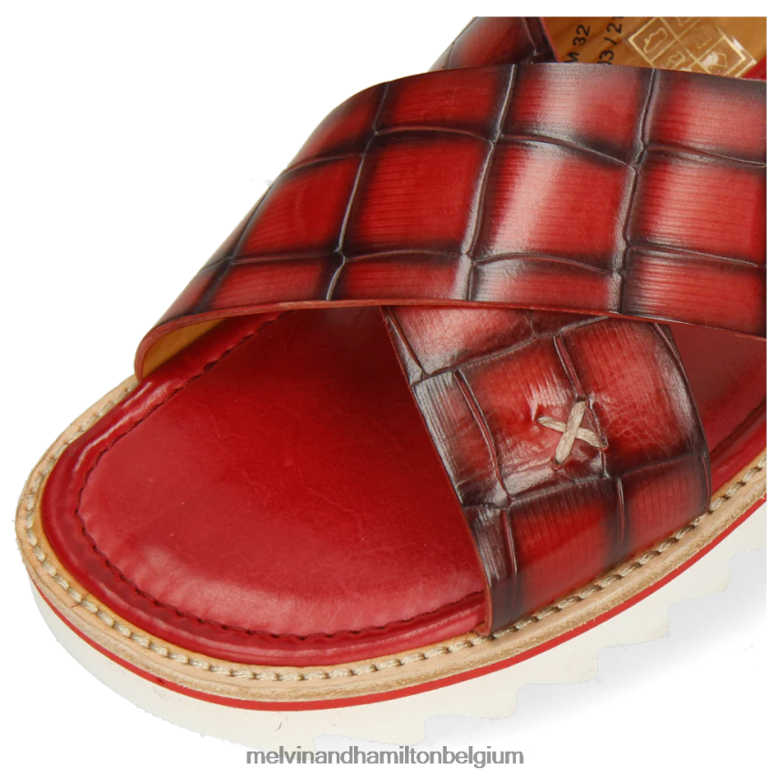 Melvin & Hamilton sandalen rood Heren Sam 32 V488DN758