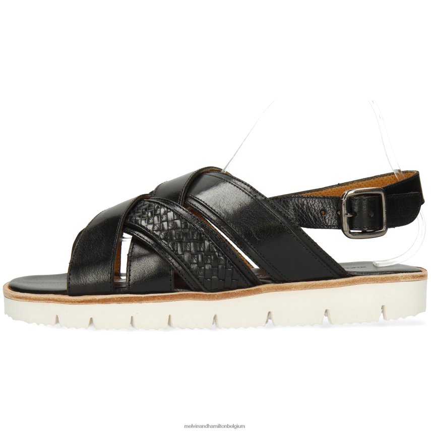 Melvin & Hamilton sandalen zwart Heren Sam 46 V488DN769