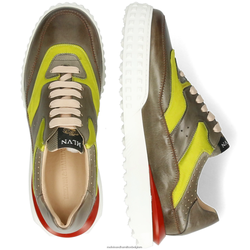Melvin & Hamilton sportschoenen khaki Heren berlioz 1 V488DN586