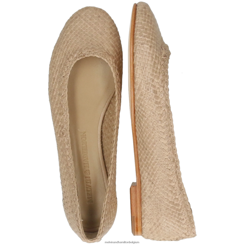 Melvin & Hamilton balletpompen beige vrouwen Kate 5 V488DN1961