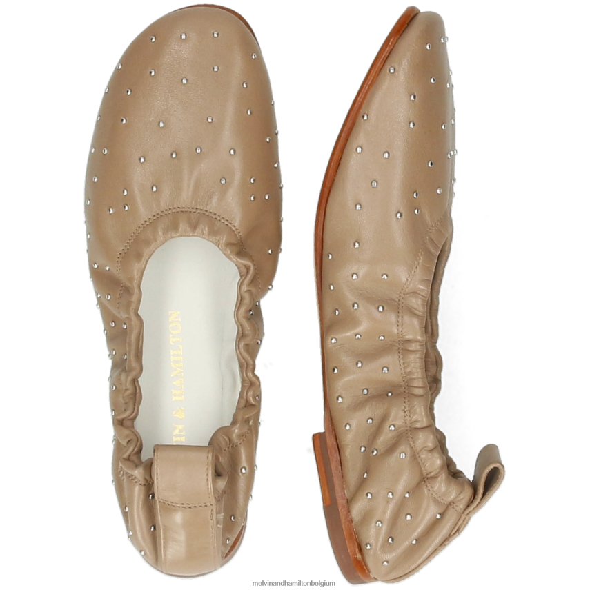 Melvin & Hamilton balletpompen beige vrouwen iris 7 V488DN1949