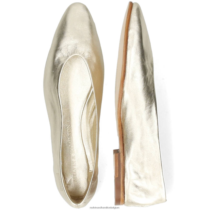 Melvin & Hamilton balletpompen goud vrouwen mira 1 V488DN1969