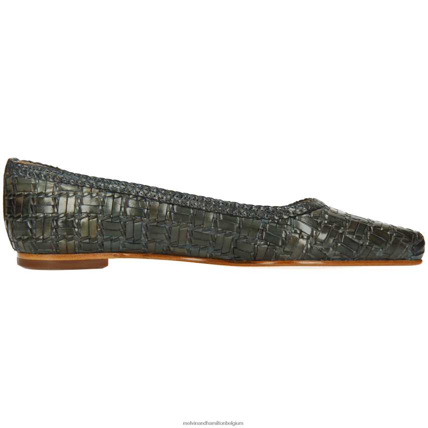 Melvin & Hamilton balletpompen khaki vrouwen alexa 45 V488DN1954