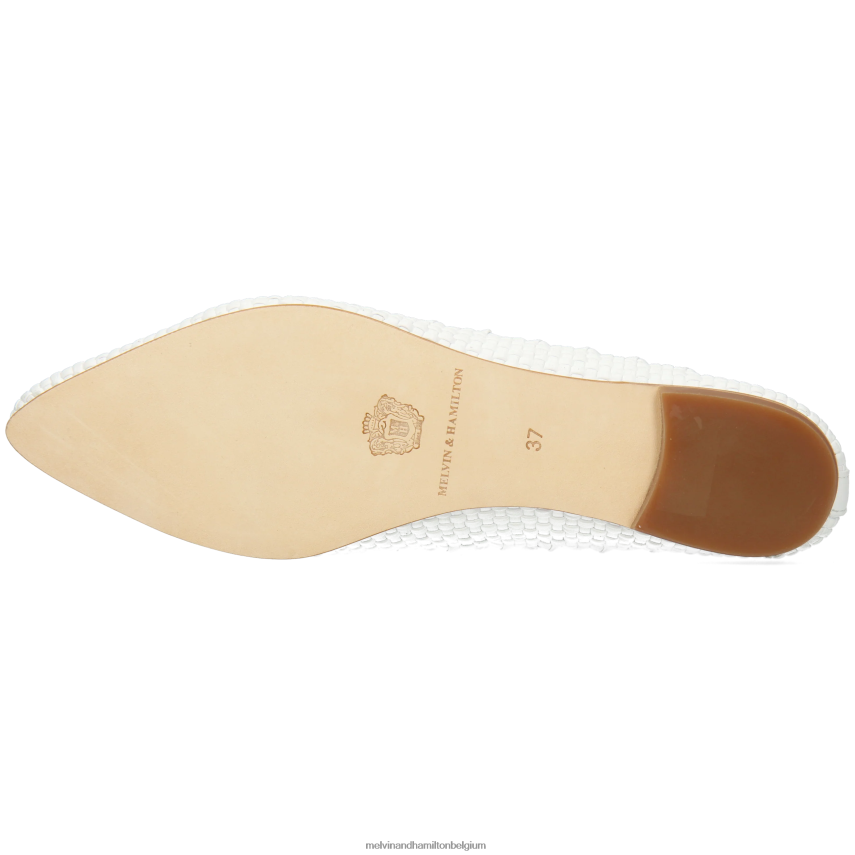 Melvin & Hamilton balletpompen wit vrouwen Alexa40 V488DN1976