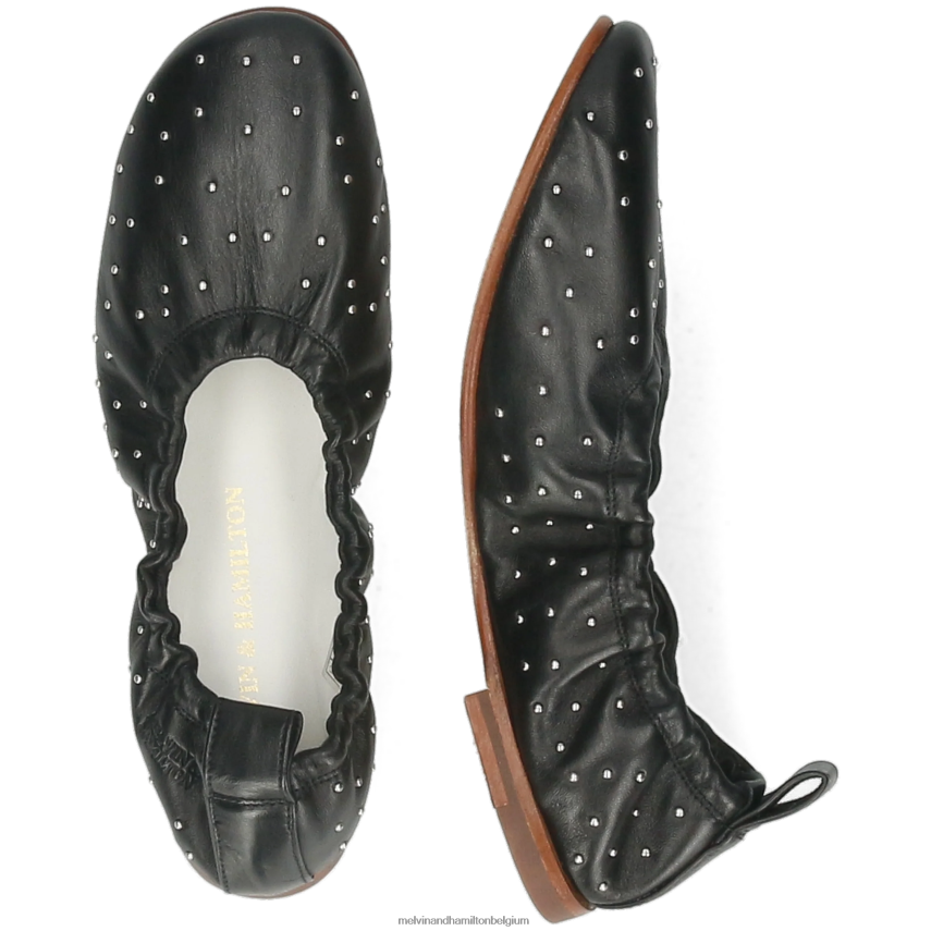 Melvin & Hamilton balletpompen zwart vrouwen iris 7 V488DN1953