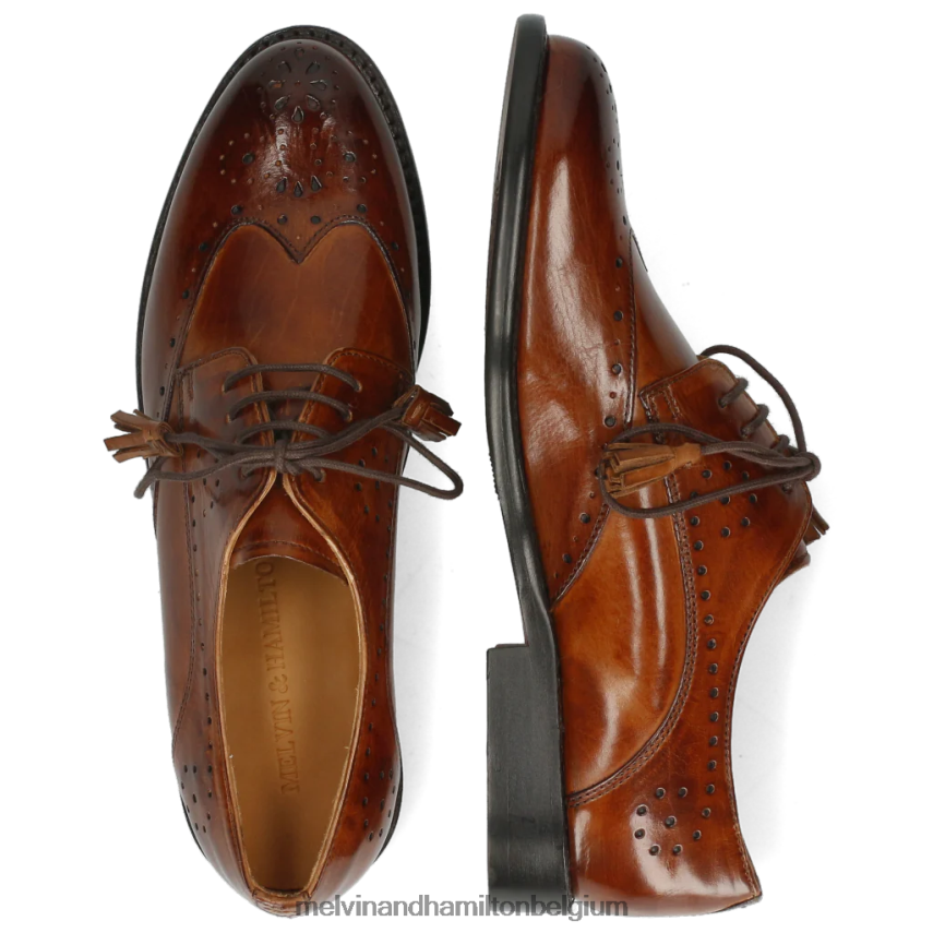 Melvin & Hamilton Derby-schoenen bruin vrouwen selina 41 V488DN1516