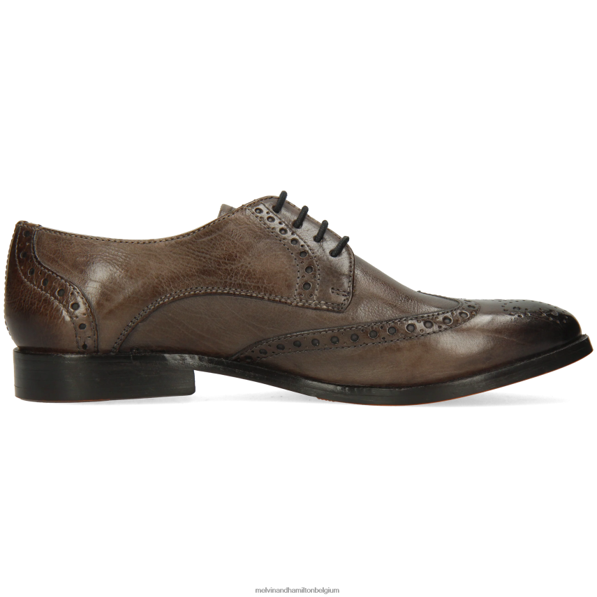 Melvin & Hamilton Derby-schoenen grijs vrouwen amelia 3 V488DN1511