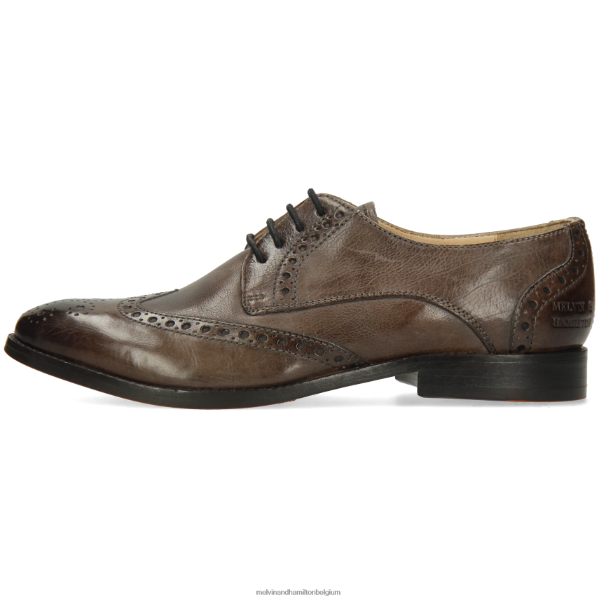 Melvin & Hamilton Derby-schoenen grijs vrouwen amelia 3 V488DN1511