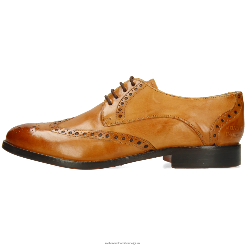 Melvin & Hamilton Derby-schoenen lichtbruin vrouwen amelia 3 V488DN1505