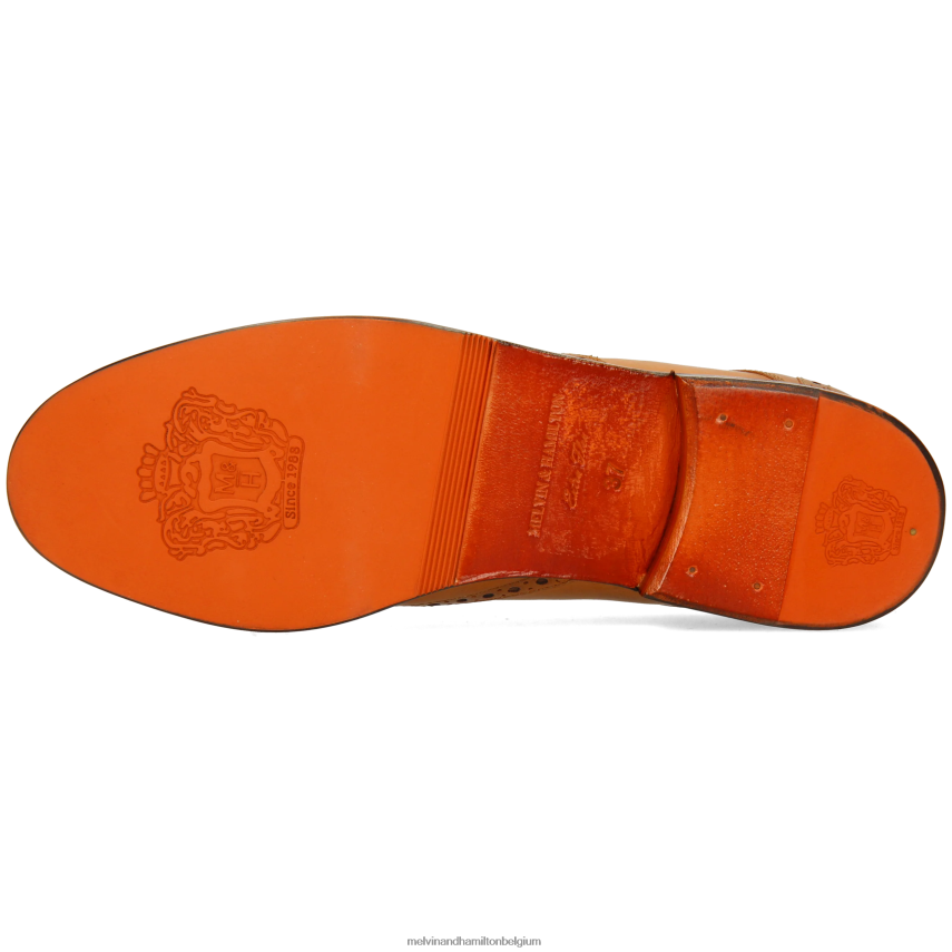 Melvin & Hamilton Derby-schoenen lichtbruin vrouwen amelia 3 V488DN1505
