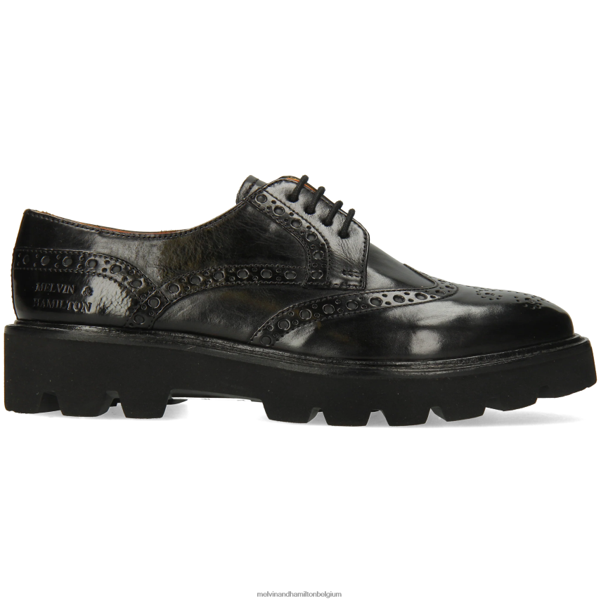 Melvin & Hamilton Derby-schoenen zwart vrouwen Jenny 6 V488DN1500