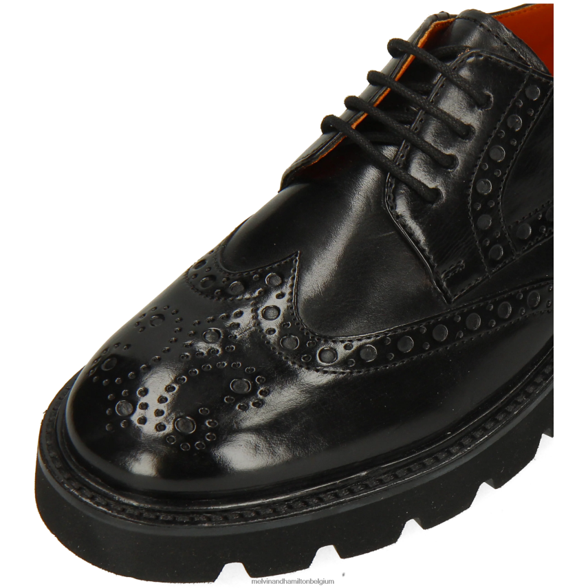 Melvin & Hamilton Derby-schoenen zwart vrouwen Jenny 6 V488DN1500