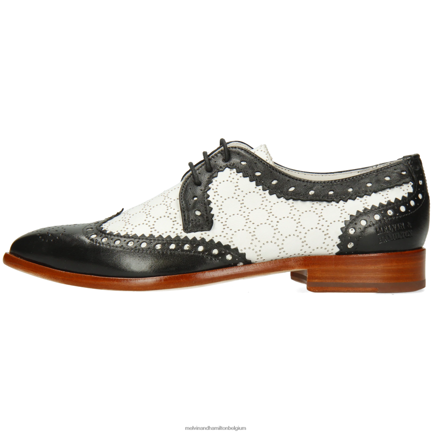 Melvin & Hamilton Derby-schoenen zwart vrouwen Jessy 53 V488DN1501