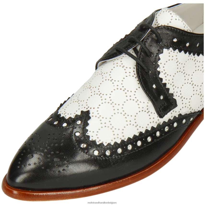 Melvin & Hamilton Derby-schoenen zwart vrouwen Jessy 53 V488DN1501