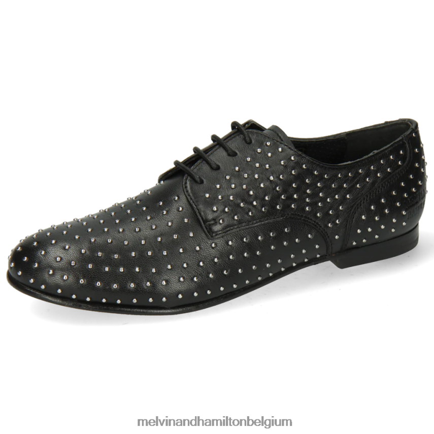 Melvin & Hamilton Derby-schoenen zwart vrouwen Sonja 10 V488DN1522