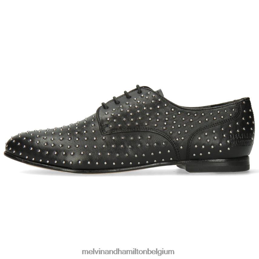 Melvin & Hamilton Derby-schoenen zwart vrouwen Sonja 10 V488DN1522