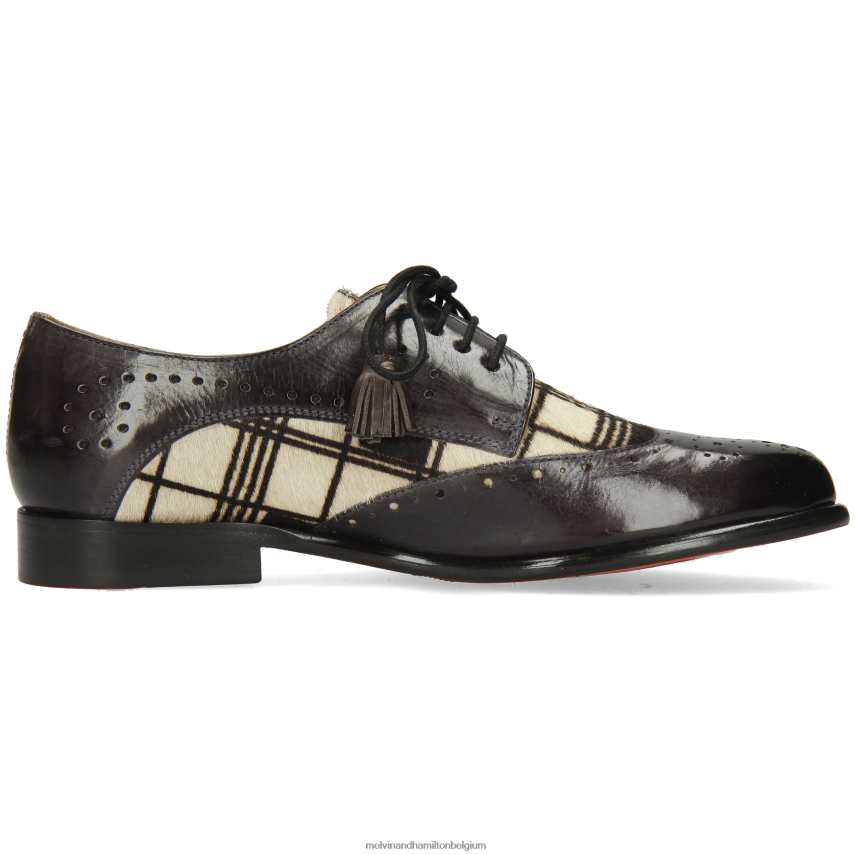 Melvin & Hamilton Derby-schoenen zwart vrouwen selina 41 V488DN1510