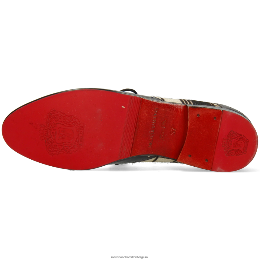 Melvin & Hamilton Derby-schoenen zwart vrouwen selina 41 V488DN1510