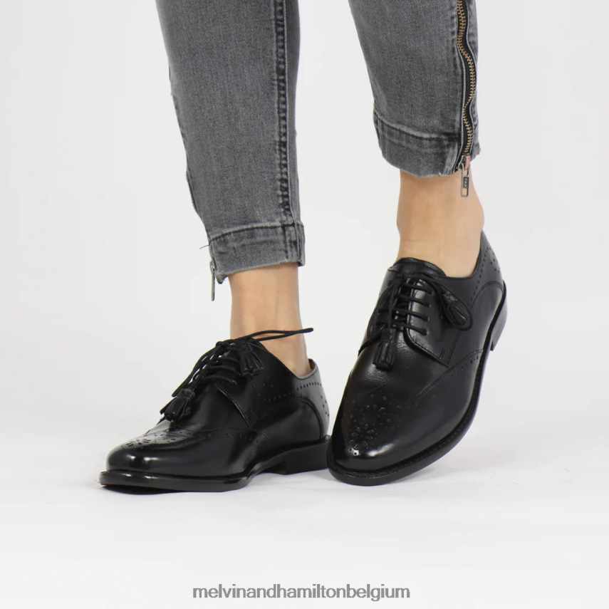 Melvin & Hamilton Derby-schoenen zwart vrouwen selina 41 V488DN1528