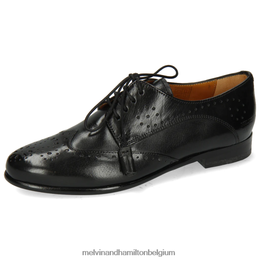 Melvin & Hamilton Derby-schoenen zwart vrouwen selina 41 V488DN1532