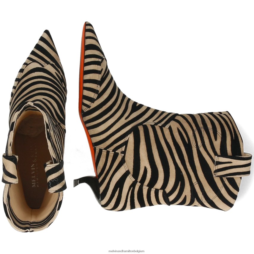 Melvin & Hamilton enkel laarzen beige vrouwen Aurora 1 V488DN837