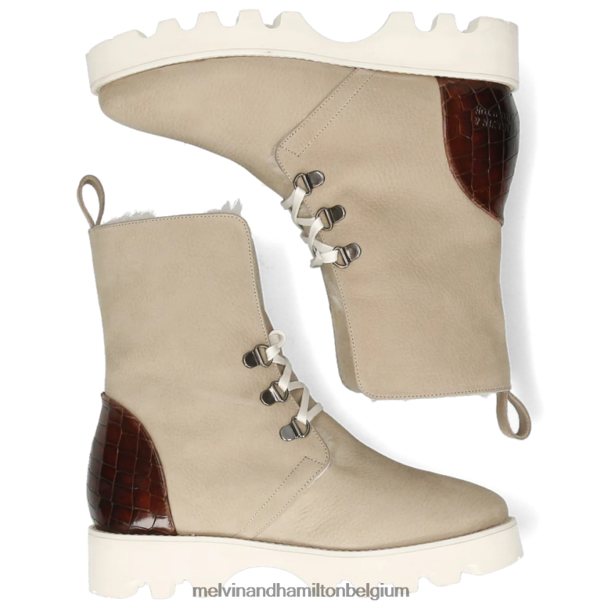 Melvin & Hamilton enkel laarzen beige vrouwen Greta 1 V488DN1039