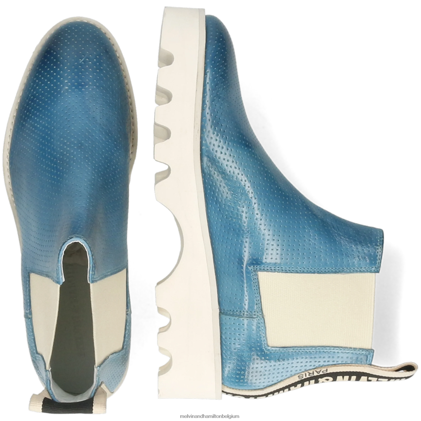 Melvin & Hamilton enkel laarzen blauw vrouwen sally 175 V488DN1073