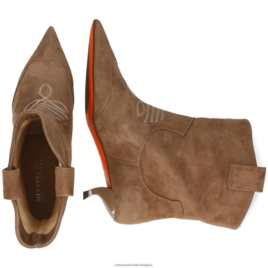 Melvin & Hamilton enkel laarzen bruin vrouwen Aurora 1 V488DN840