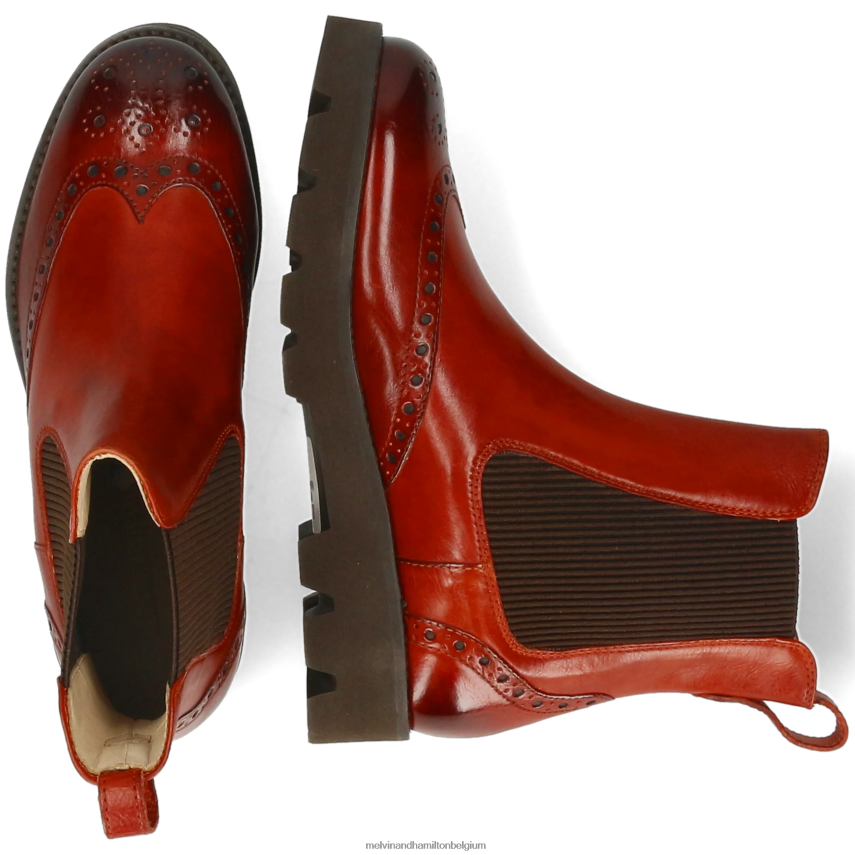 Melvin & Hamilton enkel laarzen bruin vrouwen Jade 8 V488DN799