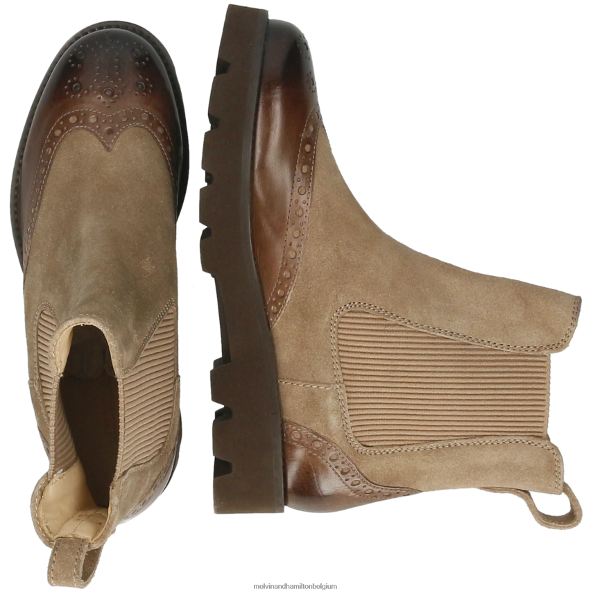 Melvin & Hamilton enkel laarzen bruin vrouwen Jade 8 V488DN809