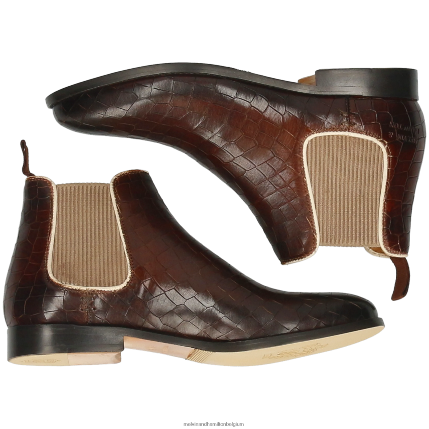 Melvin & Hamilton enkel laarzen bruin vrouwen amelia 4 V488DN931