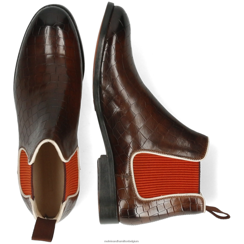 Melvin & Hamilton enkel laarzen bruin vrouwen amelia 4 V488DN933