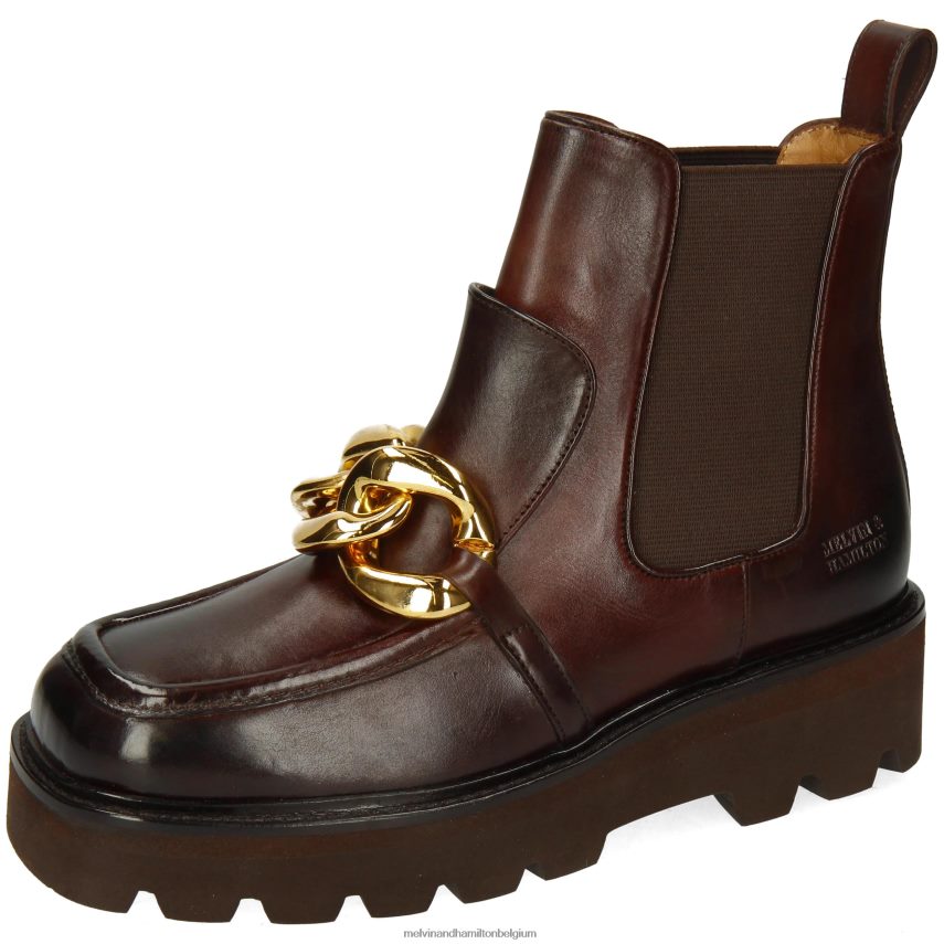 Melvin & Hamilton enkel laarzen bruin vrouwen cassie 1 V488DN921