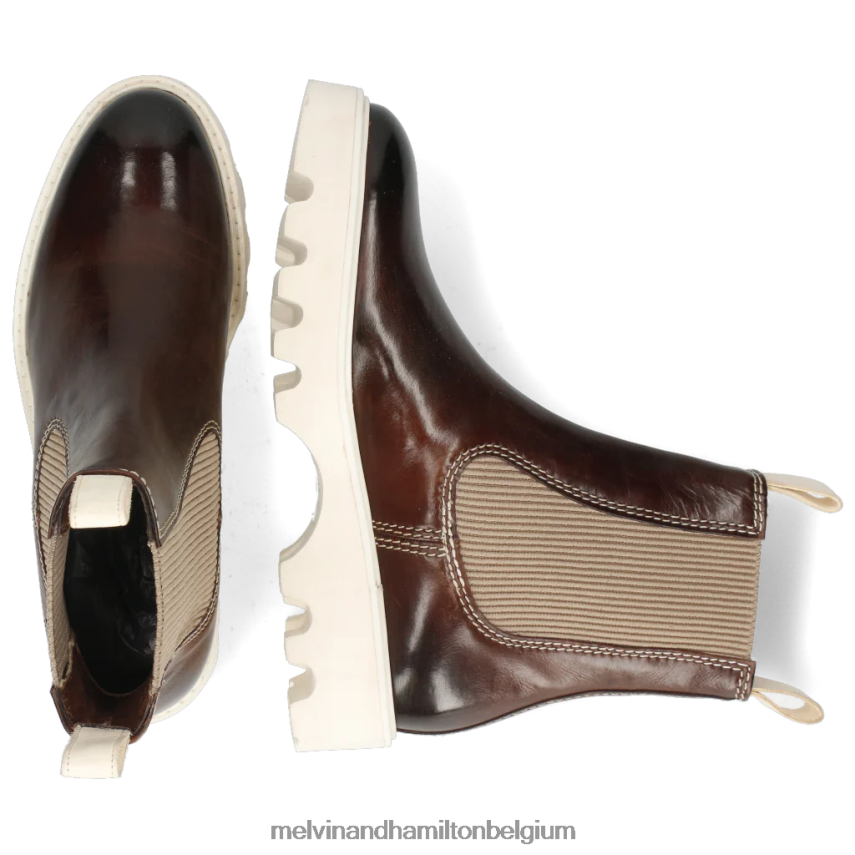 Melvin & Hamilton enkel laarzen bruin vrouwen sally 135 V488DN1016