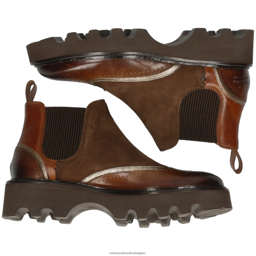 Melvin & Hamilton enkel laarzen bruin vrouwen sally 19 V488DN822