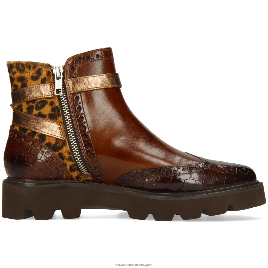 Melvin & Hamilton enkel laarzen bruin vrouwen selina 25 V488DN894
