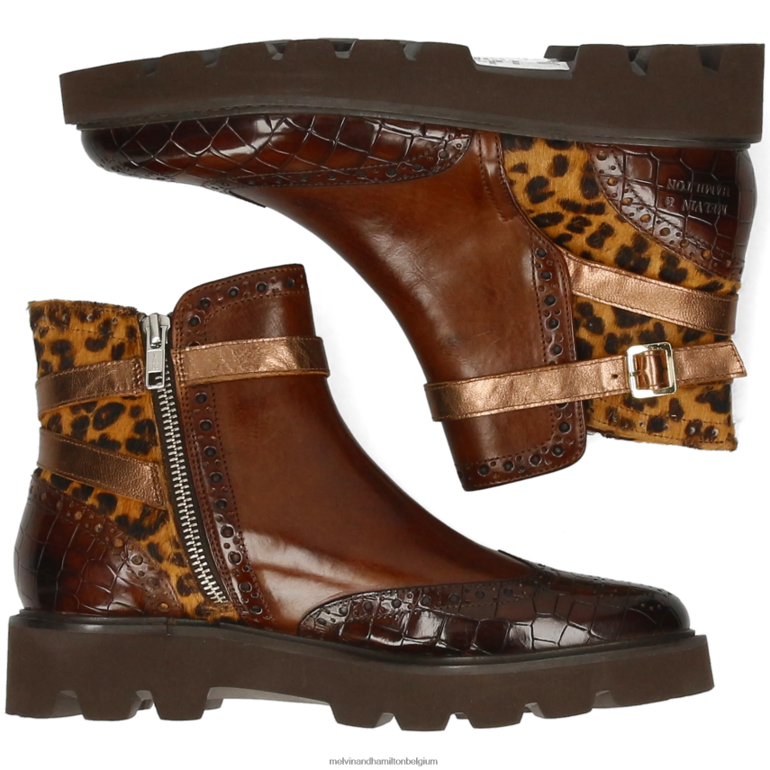 Melvin & Hamilton enkel laarzen bruin vrouwen selina 25 V488DN894