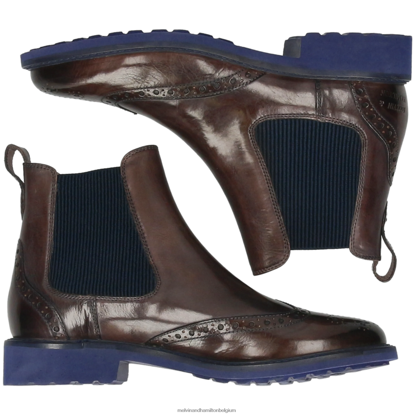 Melvin & Hamilton enkel laarzen bruin vrouwen selina 29 V488DN1009