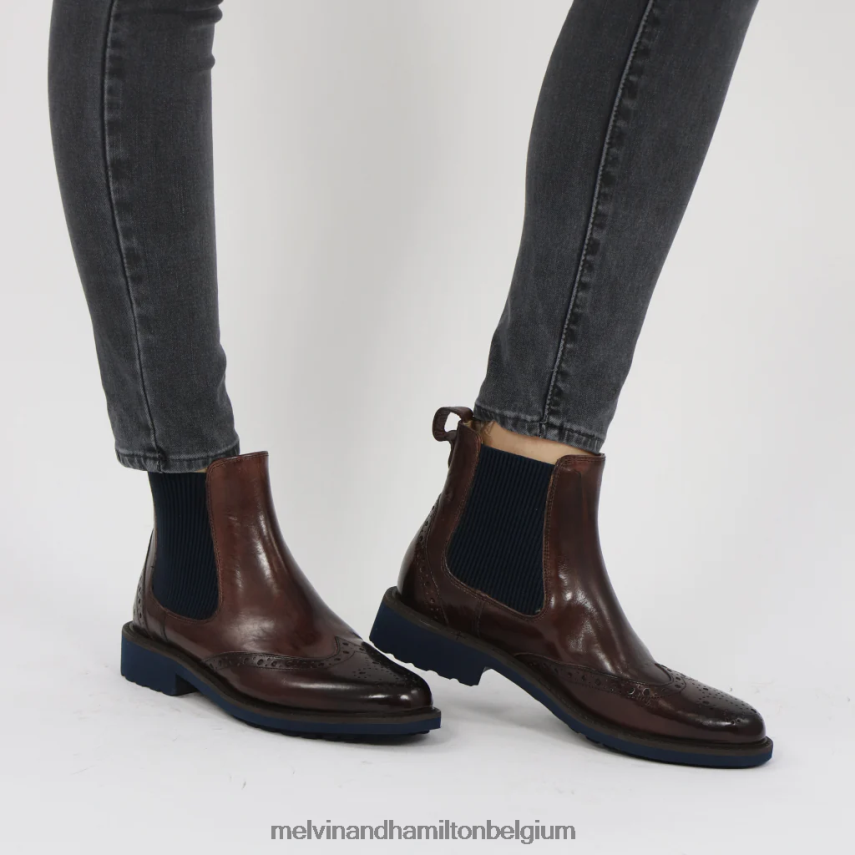 Melvin & Hamilton enkel laarzen bruin vrouwen selina 29 V488DN1009