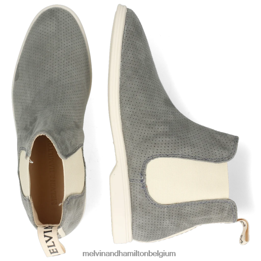 Melvin & Hamilton enkel laarzen grijs vrouwen Adley 2 V488DN1135