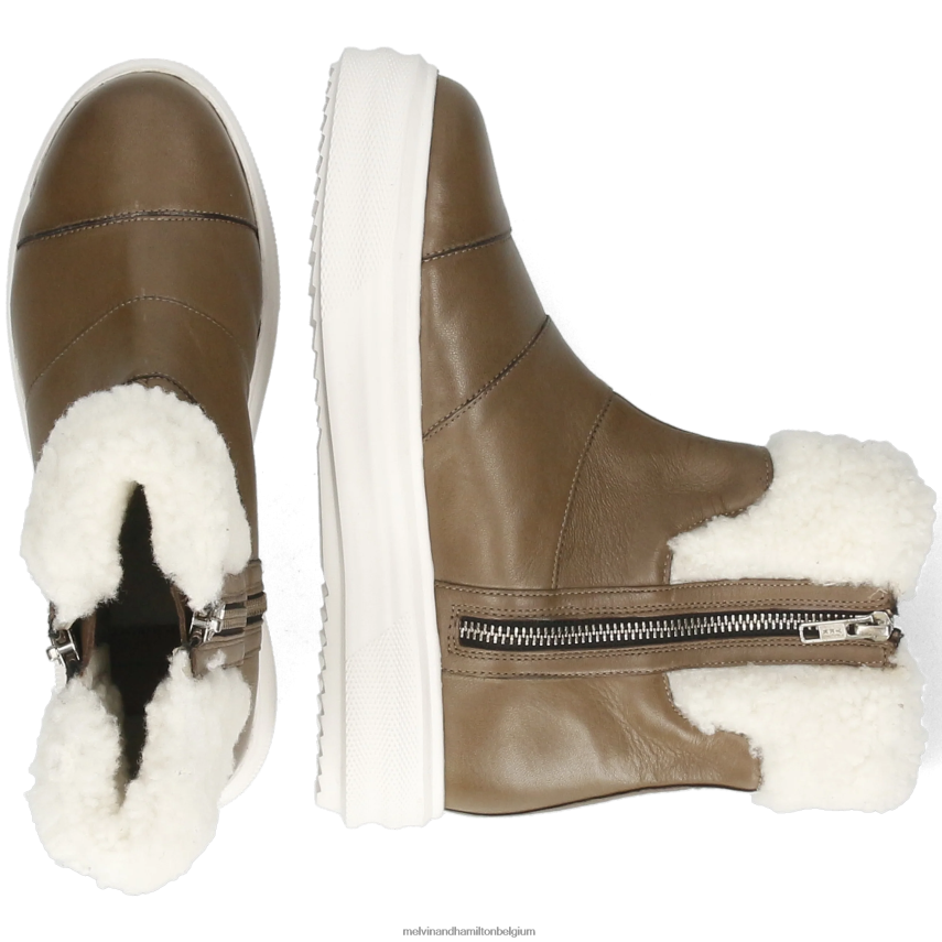 Melvin & Hamilton enkel laarzen grijs vrouwen Fay 10 V488DN1020